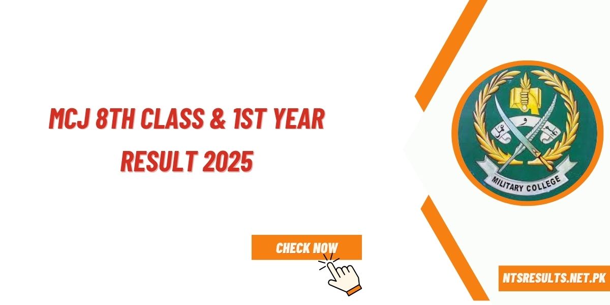 MCJ 8th Class & 1st Year Result 2025 Check Online @militarycollege.edu.pk