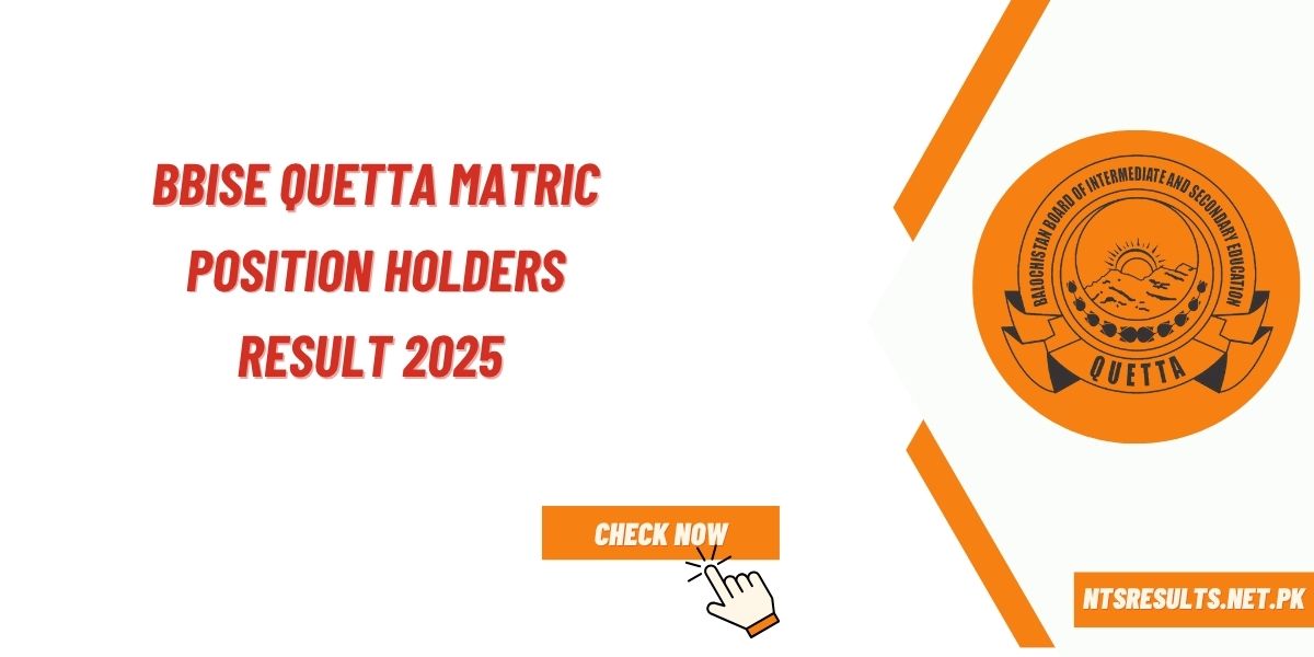 BBISE Quetta Matric Position Holders Result 2025 Announced