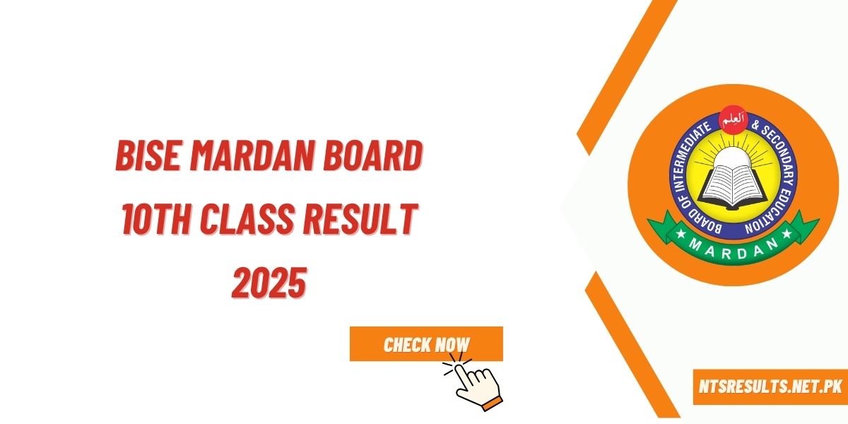 BISE Mardan Board 10th Class Result 2025 By Name & Roll No
