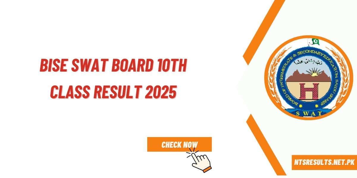 BISE Swat Board 10th Class Result 2025 By Name and Roll No