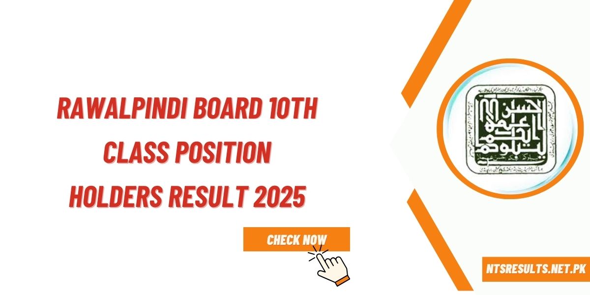 Rawalpindi Board 10th Class Position Holders Result 2025
